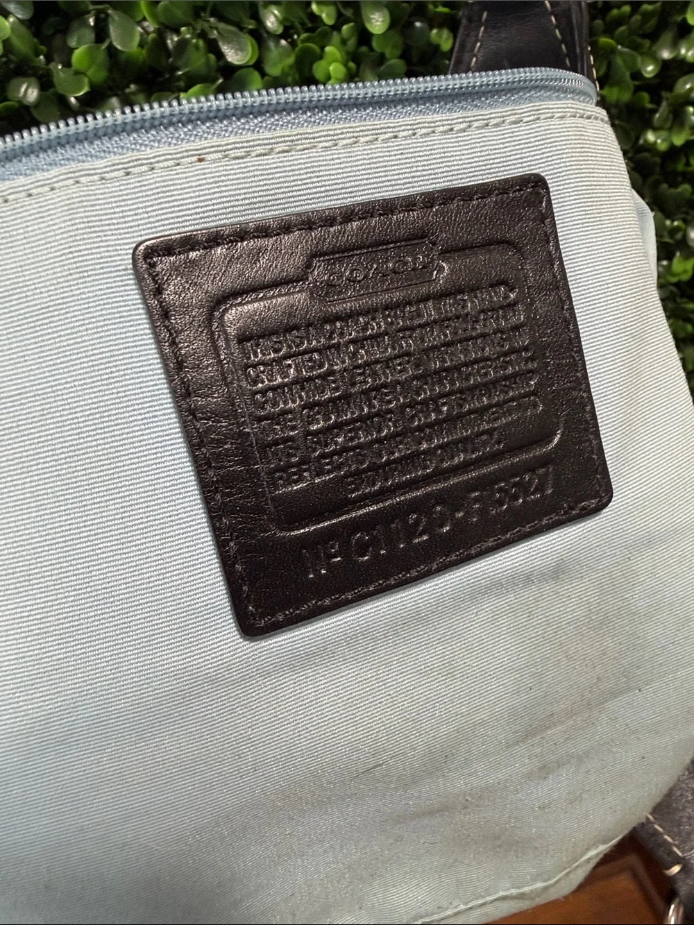 Coach SoHo Lynn Black Leather Shoulder Bag with Buckle Detail